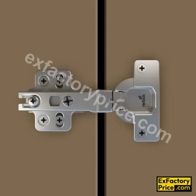 Hettich 3447i Slide On Hinge Soft Close (Silent System) 0' Crank