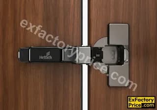 Hettich Magma Black Onsys Clip On Hinge Soft Close (Silent System) with Linear Mounting Plate