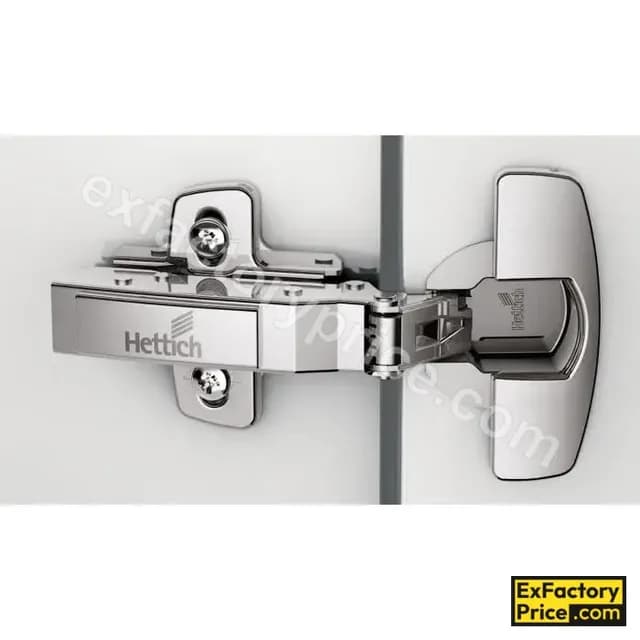 Hettich 8631i Sensys Clip On Hinge Soft Close (Silent System) with 2 Hole Mounting Plate Opening angle 95° 0' Crank
