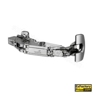 Hettich 8657i Sensys Clip On Hinge Soft Close (Silent System) with 2 Hole Mounting Plate Opening angle 165° (Zero Potrusion Hinge)