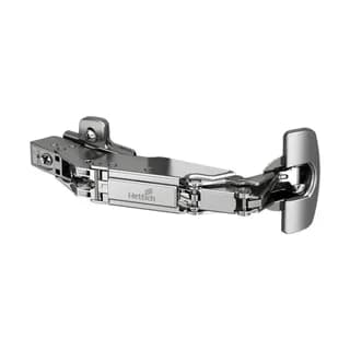 Hettich 8657i Sensys Clip On Hinge Soft Close (Silent System) with 2 Hole Mounting Plate Opening angle 165° (Zero Potrusion Hinge)