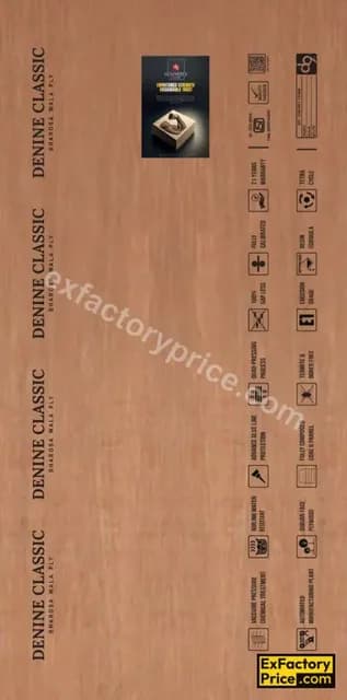 Denine Ply Denine Classic 21 Years Warranty Block Board 19 mm