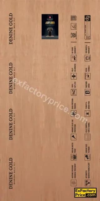 Denine Ply Denine Gold 30 Years Warranty Plywood 6 mm