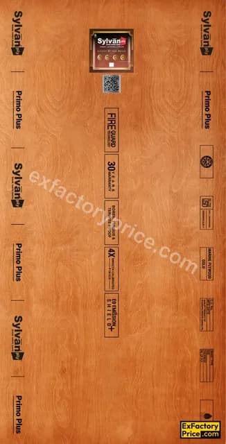 Sylvan Ply Primo Plus Bwp 710 (30 Yrs Warranty – Microbe Shield) Plywood 16 mm