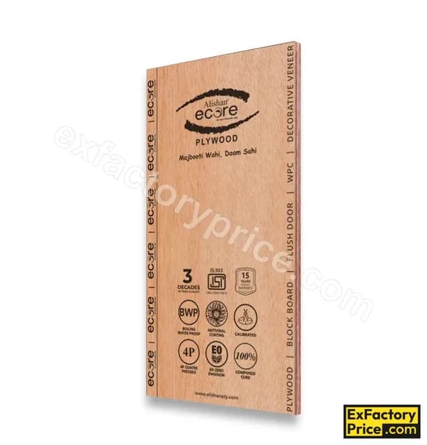 Alishan Ply Alishan Prime 710 Is 710 (30 Yrs Warranty) Block Board 19 mm