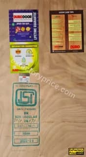Duroply Durodoor O.S.T. (Flush Door Platinum Is 2202 Pt1-1999) Doors