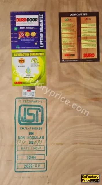 Duroply Durodoor O.S.T. (Flush Door Platinum Is 2202 Pt1-1999) Doors 35 mm